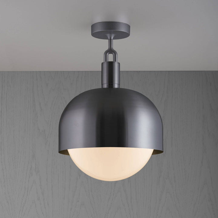 Buster + Punch Forked Ceiling Linear Light with Shade/Globe