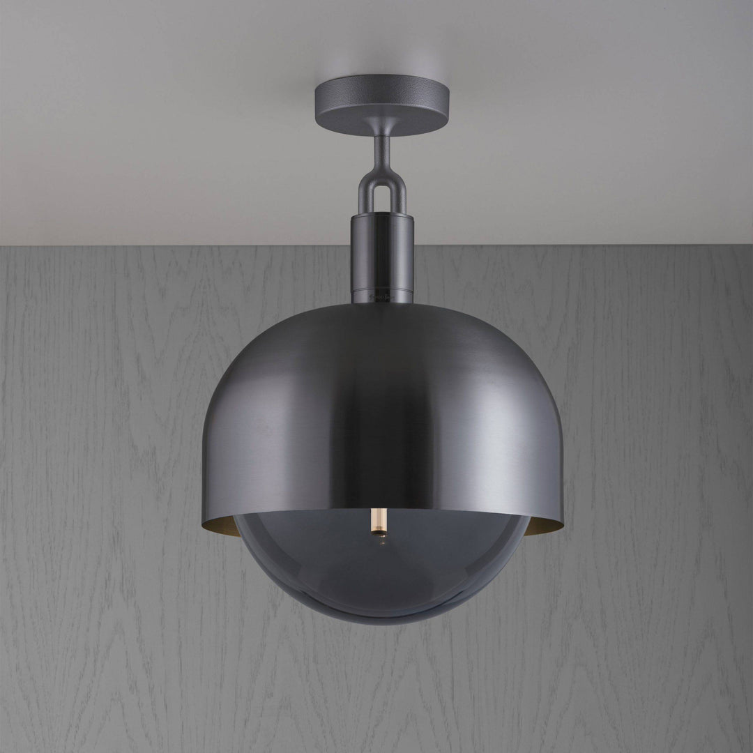 Buster + Punch Forked Ceiling Linear Light with Shade/Globe