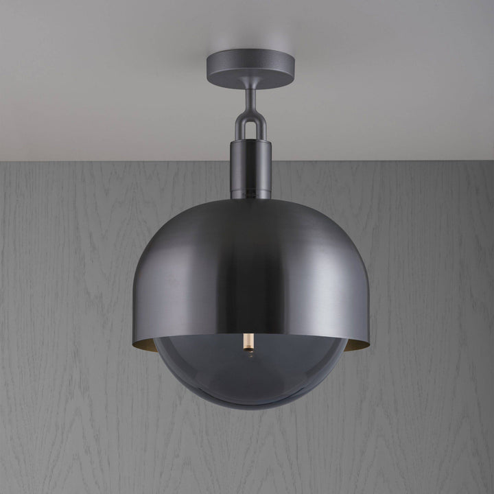 Buster + Punch Forked Ceiling Linear Light with Shade/Globe