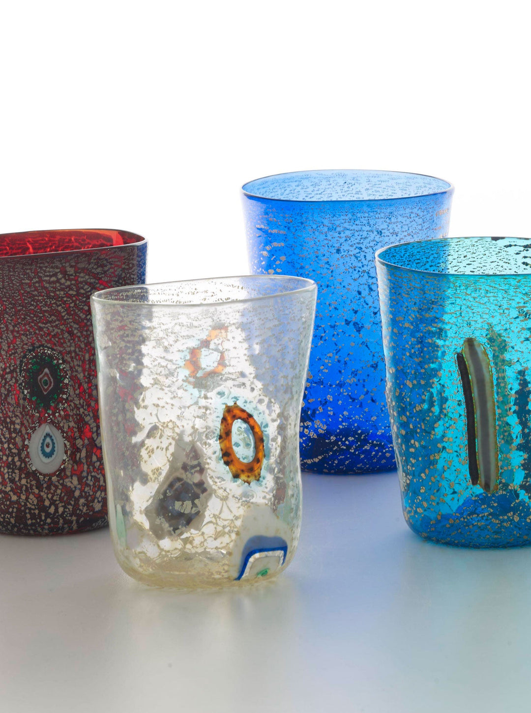 Zafferano America Bicchieri di Murano Tumblers - Mixed Set of 6 Tableware Zafferano America Default Title  