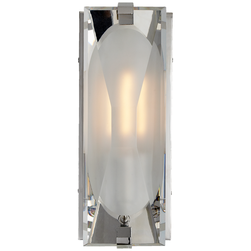 Visual Comfort & Co. Castle Peak Small Bath Sconce Vanity Lights Visual Comfort & Co. Polished Nickel  