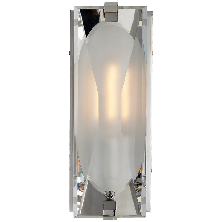 Visual Comfort & Co. Castle Peak Small Bath Sconce Vanity Lights Visual Comfort & Co. Polished Nickel  