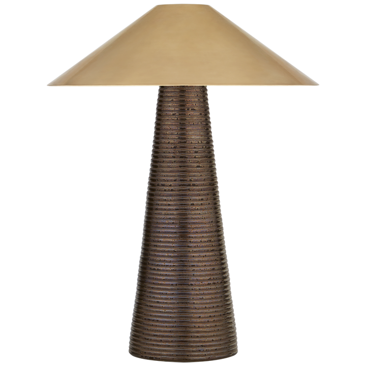 Visual Comfort & Co. Miramar Accent Lamp Table Lamps Visual Comfort & Co. Crystal Bronze  