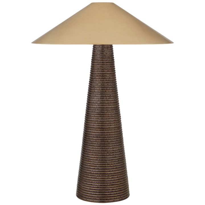 Visual Comfort & Co. Miramar Table Lamp Table Lamps Visual Comfort & Co. Crystal Bronze  