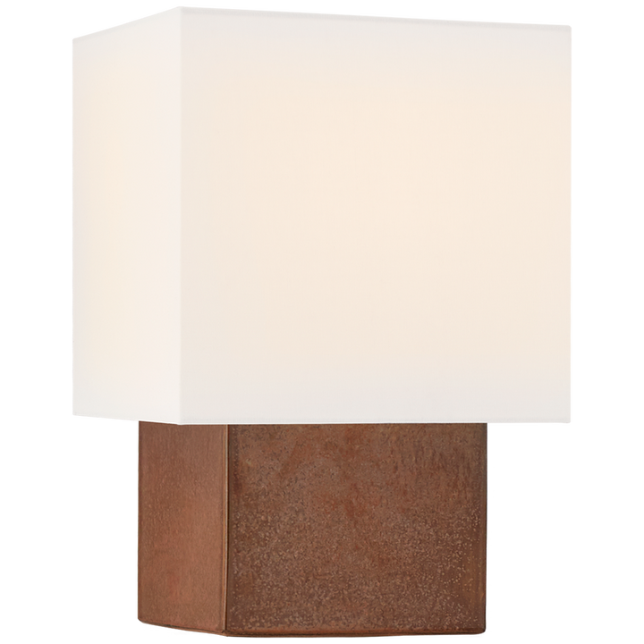 Visual Comfort & Co. Pari Small Square Table Lamp Table Lamps Visual Comfort & Co. Autumn Copper  