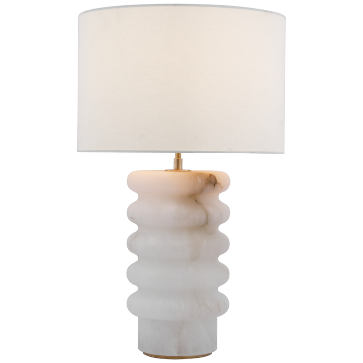 Visual Comfort & Co. Onda Medium Table Lamp Table Lamps Visual Comfort & Co. Alabaster  