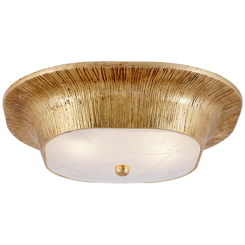 Visual Comfort & Co. Utopia Round Flush Mount Ceiling Lights Visual Comfort & Co. Aged Iron  