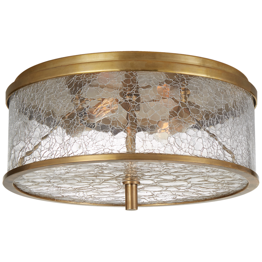 Visual Comfort & Co. Liaison Medium Flush Mount Ceiling Flush Mounts Visual Comfort & Co. Antique-Burnished Brass  