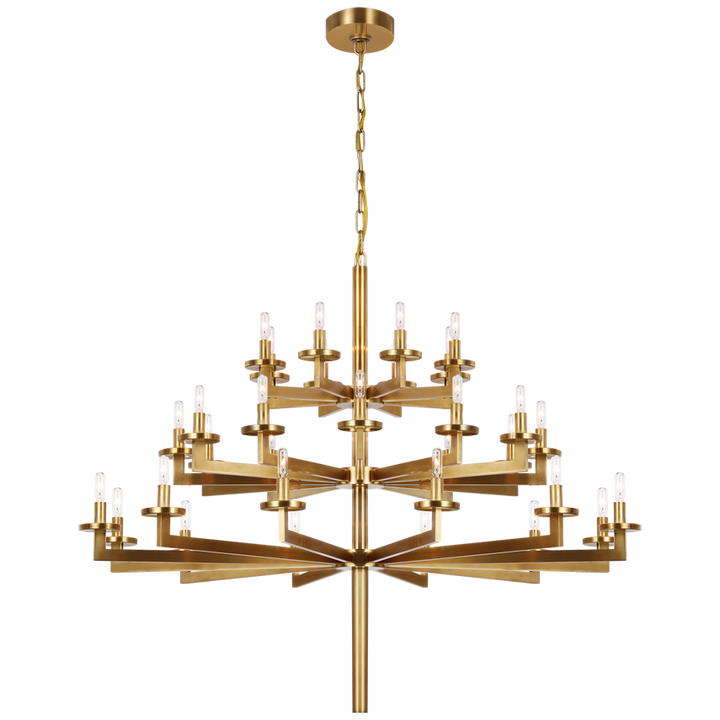 Visual Comfort & Co. Liaison Triple Tier Chandelier