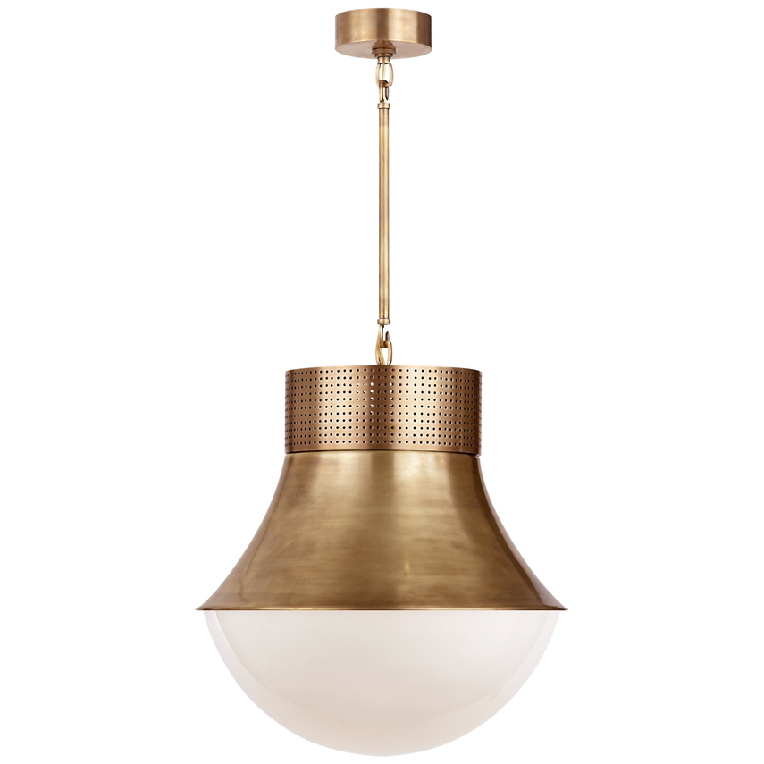 Visual Comfort & Co. Precision Large Pendant Pendants Visual Comfort & Co. Antique-Burnished Brass  