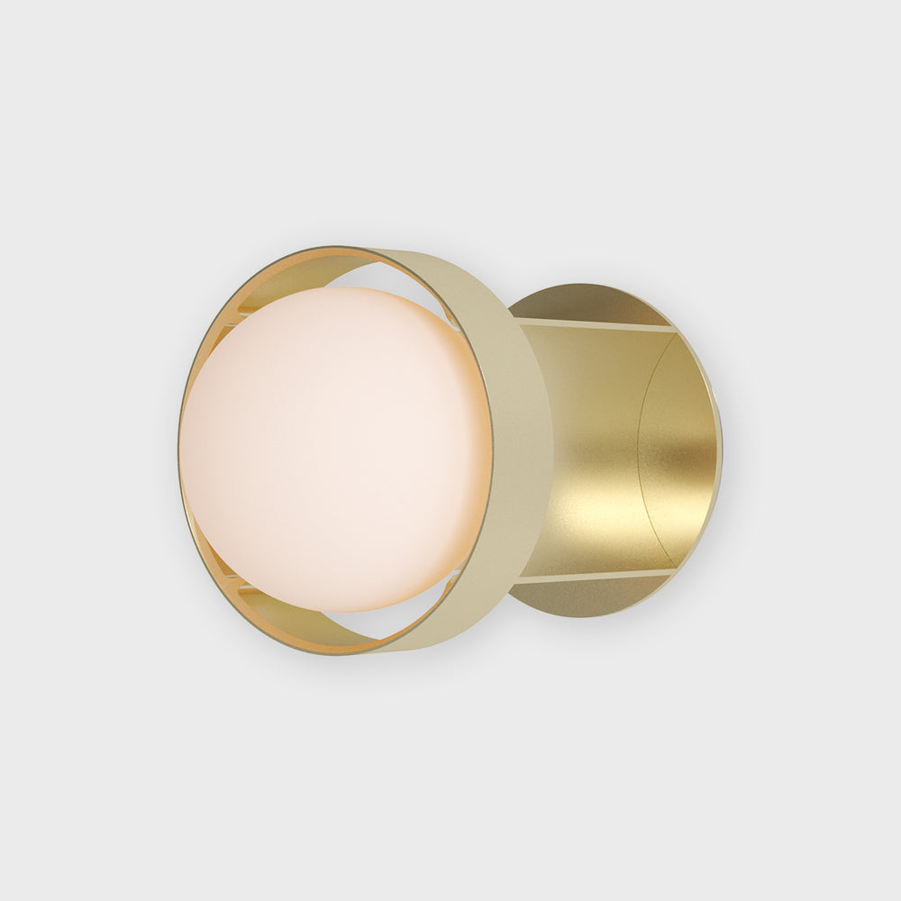 Tala Loop wall light with Sphere III Wall Sconces Tala Brass 7.13x4.875x4.88 