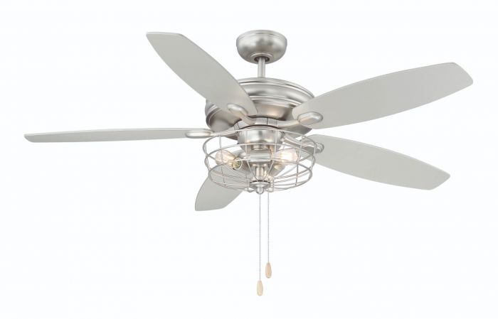 Meridian  Ceiling Fan Indoor Ceiling Fans Meridian Brushed Nickel 3 