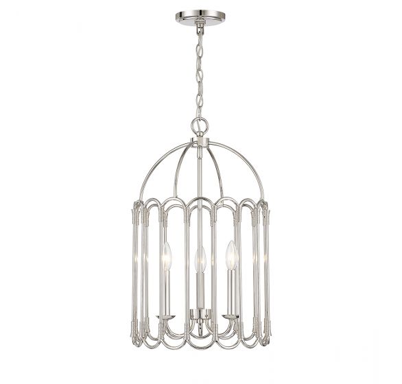 Meridian  Pendant Pendants Savoy House Polished Nickel 3 