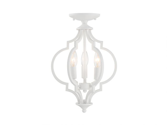 Meridian  Pendant Pendants Savoy House Bisque White 3 