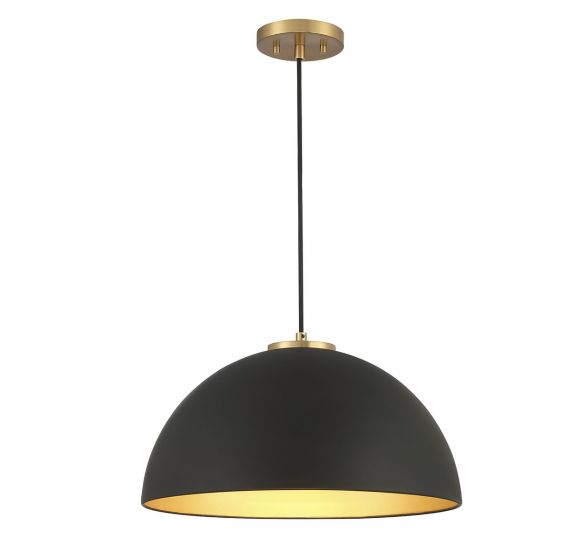 Savoy House Meridian  Pendant Pendants Savoy House 18x18x10 Black Metal