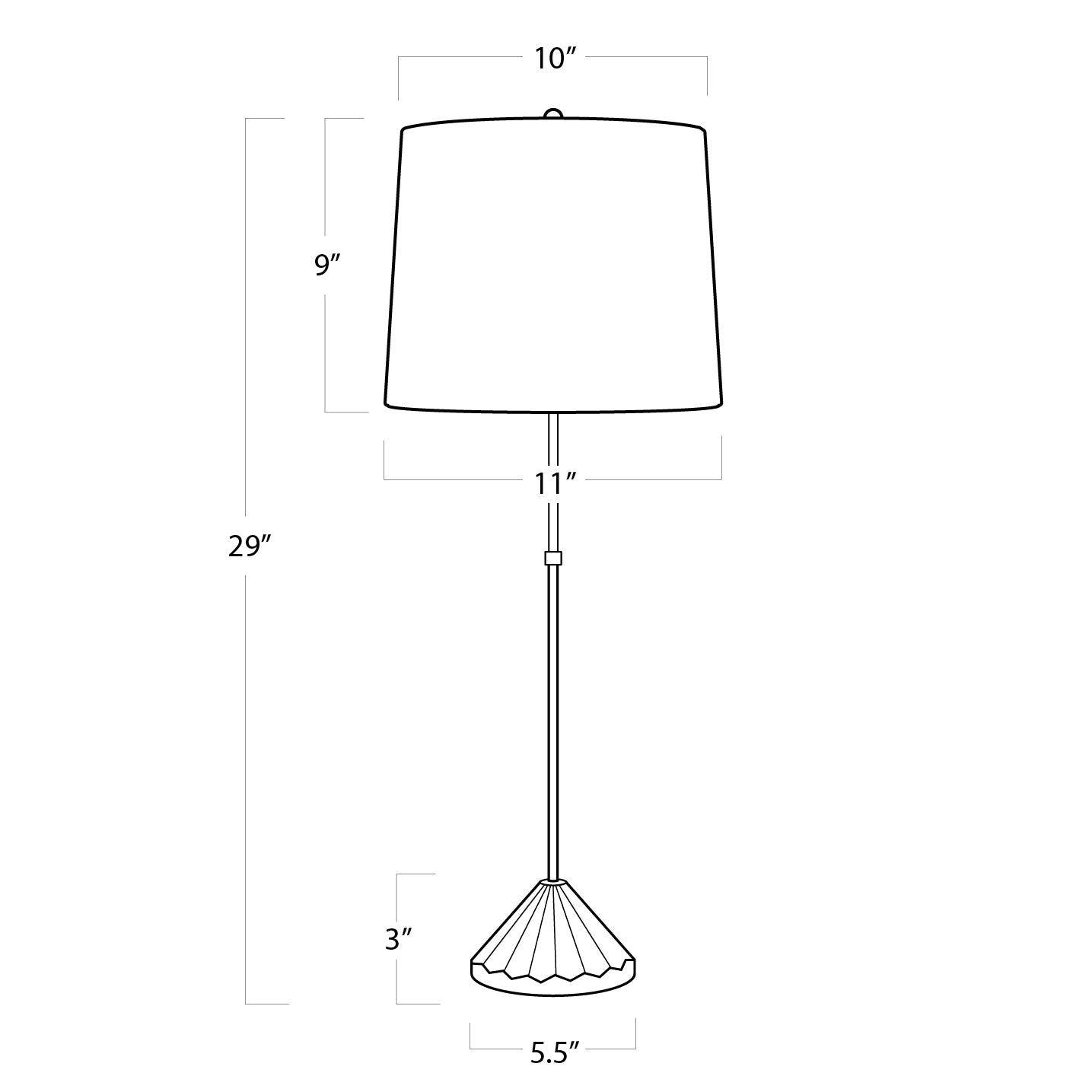 Regina Andrew  Parasol Table Lamp | Overstock Lamp Overstock / Open Box   