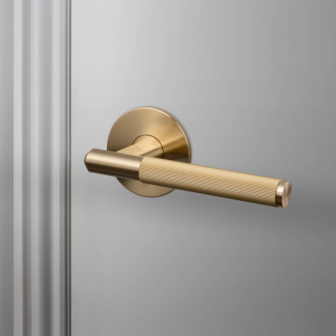 Buster + Punch Conventional Door Handle, Linear Design - PASSAGE TYPE