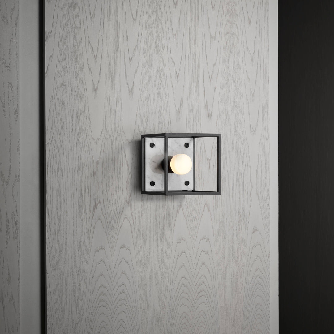 Buster + Punch Caged Small Cross 6.7" Wall Sconce