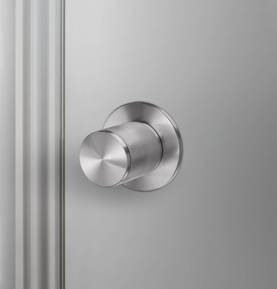 Buster + Punch Door Knob Set of 2, Linear Design, PASSAGE TYPE