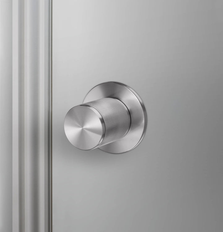 Buster + Punch Door Knob Set of 2, Linear Design, PASSAGE TYPE