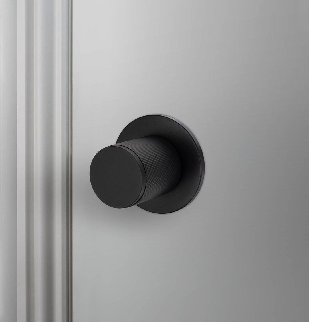 Buster + Punch Door Knob Set of 2, Linear Design, PASSAGE TYPE