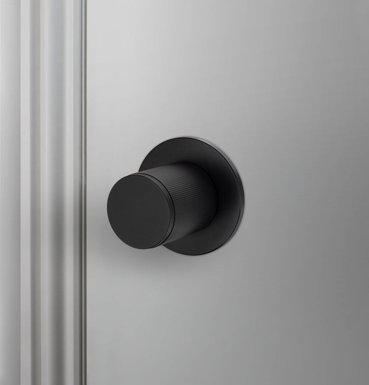 Buster + Punch Door Knob Set of 2, Linear Design, PASSAGE TYPE