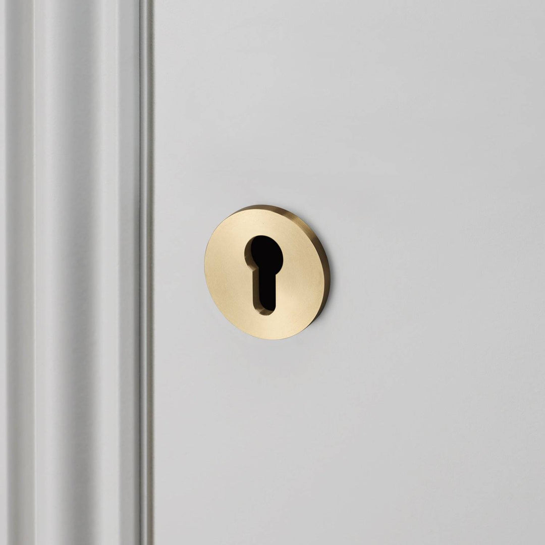 Buster + Punch Euro Cylinder Key Escutcheon Brass