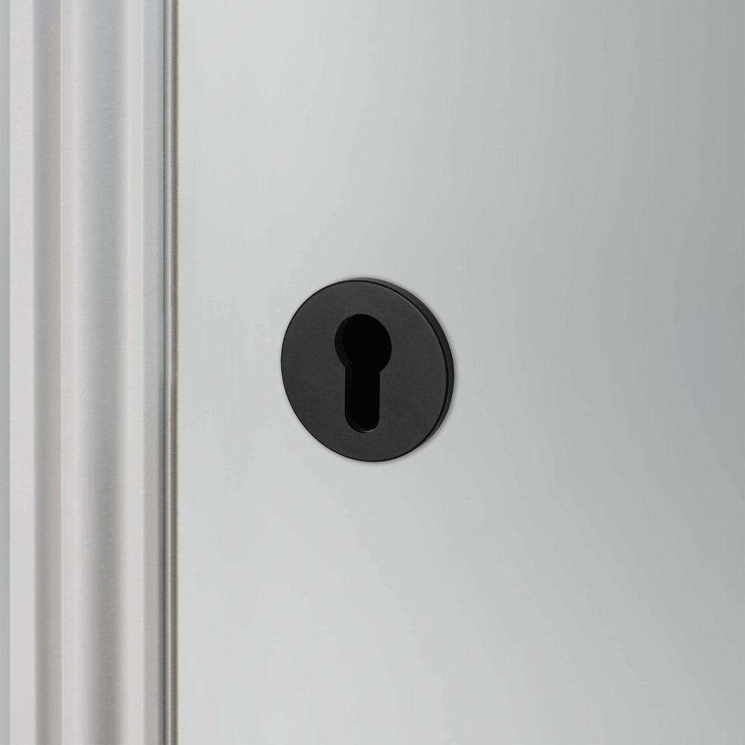 Buster + Punch Euro Cylinder Key Escutcheon Black