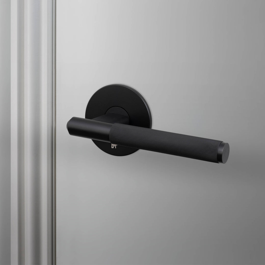 Buster + Punch Conventional Door Handle, Linear Design - PASSAGE TYPE