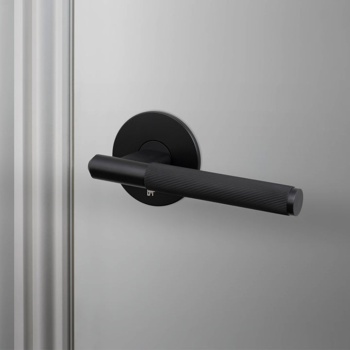 Buster + Punch Conventional Door Handle, Linear Design - PASSAGE TYPE