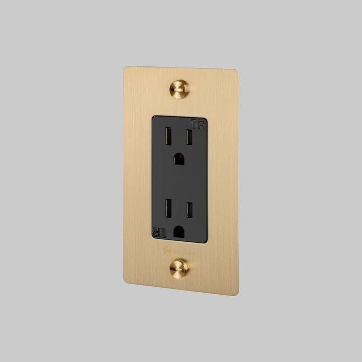 Buster + Punch 1G Duplex Outlet Complete Kit / WITH LOGO