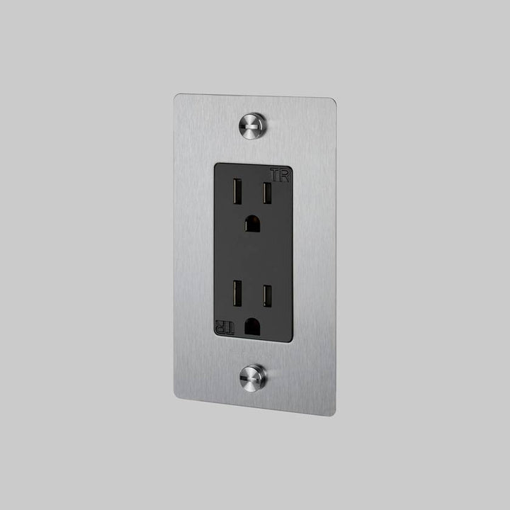 Buster + Punch 1G Duplex Outlet Complete Kit / WITH LOGO