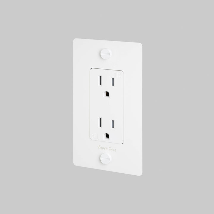 Buster + Punch 1G Duplex Outlet Complete Kit / WITH LOGO
