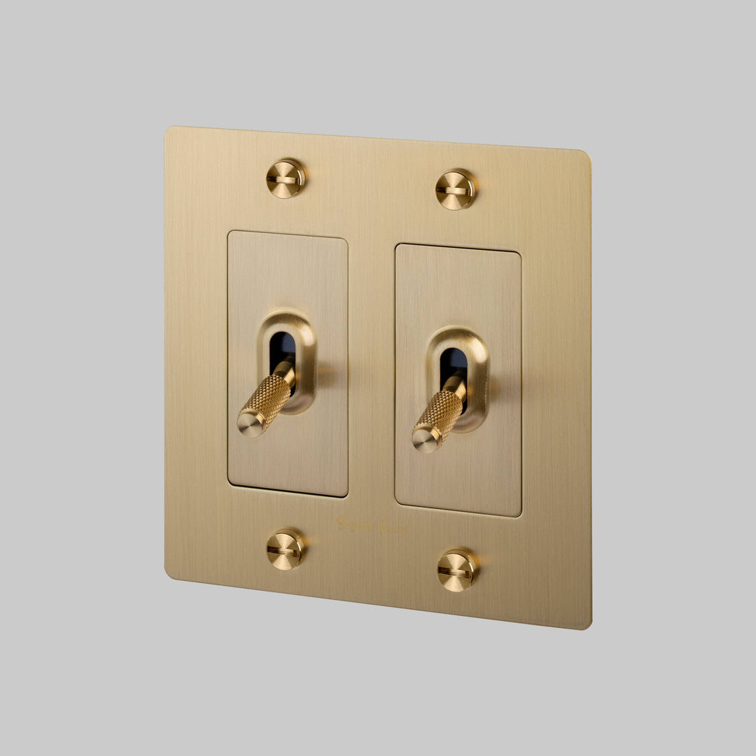 Buster + Punch 2G Toggle Switch | With Logo Cross Knurl