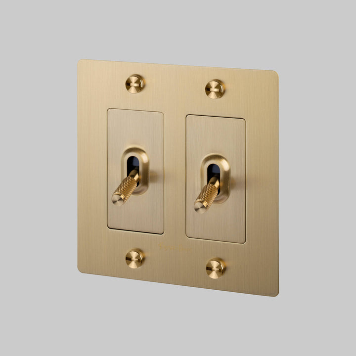 Buster + Punch 2G Toggle Switch | With Logo Cross Knurl
