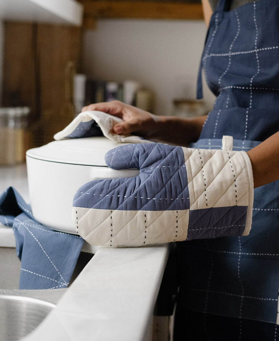 Anchal Patchwork Oven Mitt - Thumbnail 2