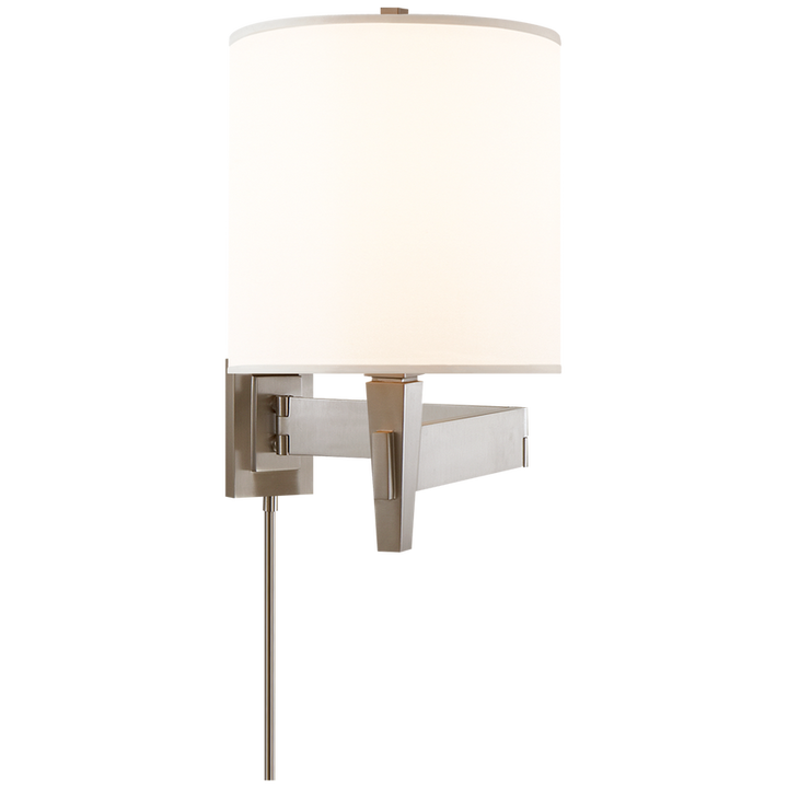 Visual Comfort & Co. Architect's Swing Arm Wall Sconces Visual Comfort & Co. Brushed Chrome  