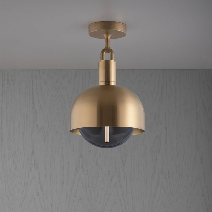 Buster + Punch Forked Ceiling Linear Light with Shade/Globe
