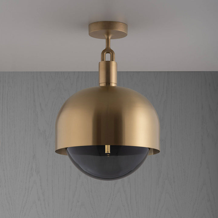 Buster + Punch Forked Ceiling Linear Light with Shade/Globe