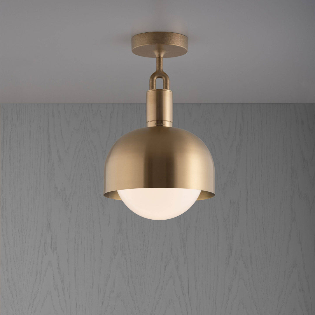 Buster + Punch Forked Ceiling Linear Light with Shade/Globe