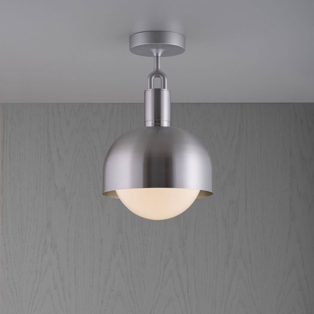 Buster + Punch Forked Ceiling Linear Light with Shade/Globe