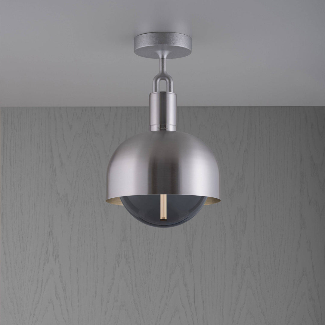 Buster + Punch Forked Ceiling Linear Light with Shade/Globe