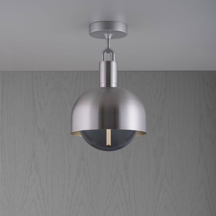 Buster + Punch Forked Ceiling Linear Light with Shade/Globe