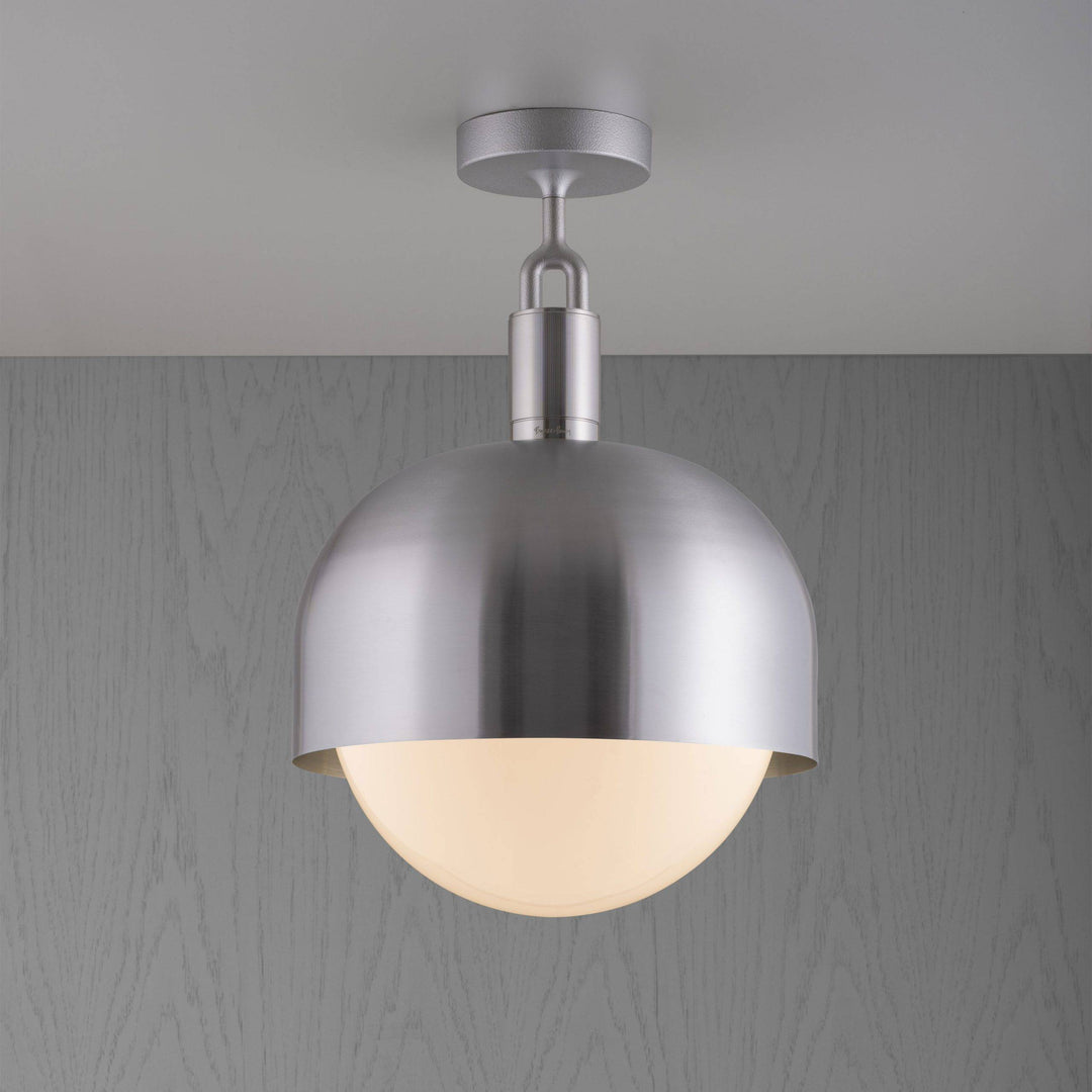 Buster + Punch Forked Ceiling Linear Light with Shade/Globe