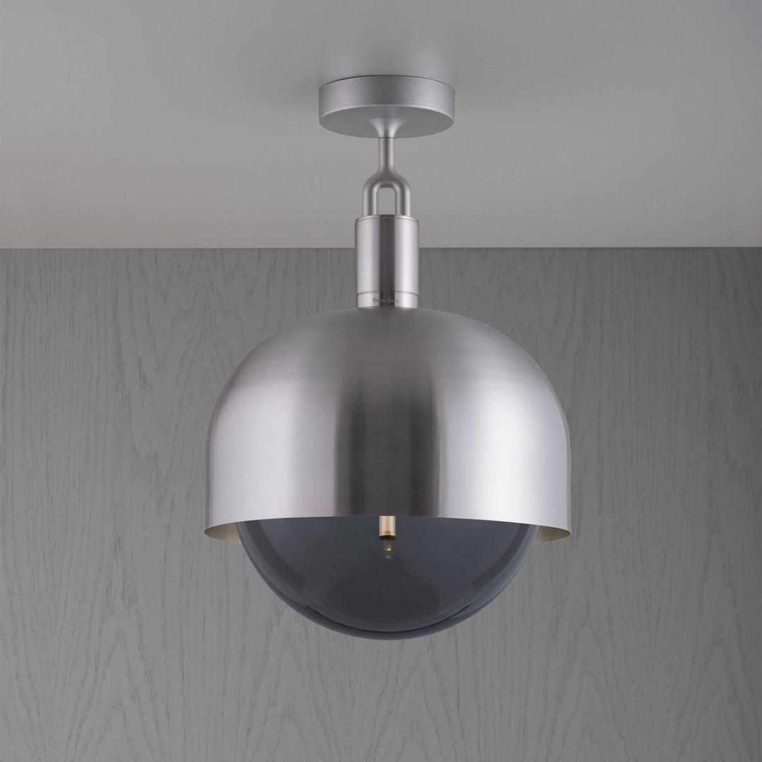 Buster + Punch Forked Ceiling Linear Light with Shade/Globe