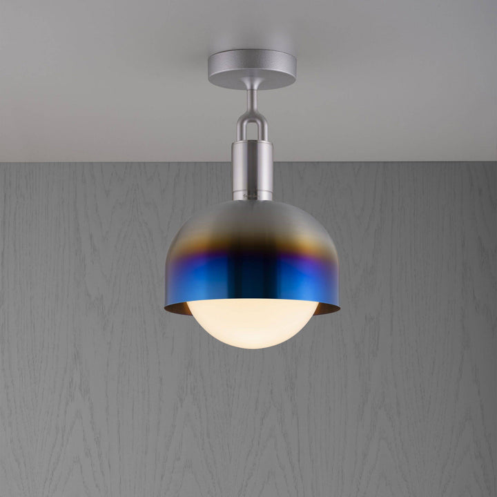 Buster + Punch Forked Ceiling Linear Light with Shade/Globe