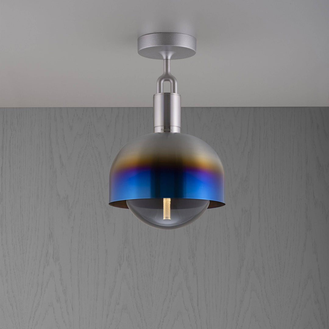 Buster + Punch Forked Ceiling Linear Light with Shade/Globe