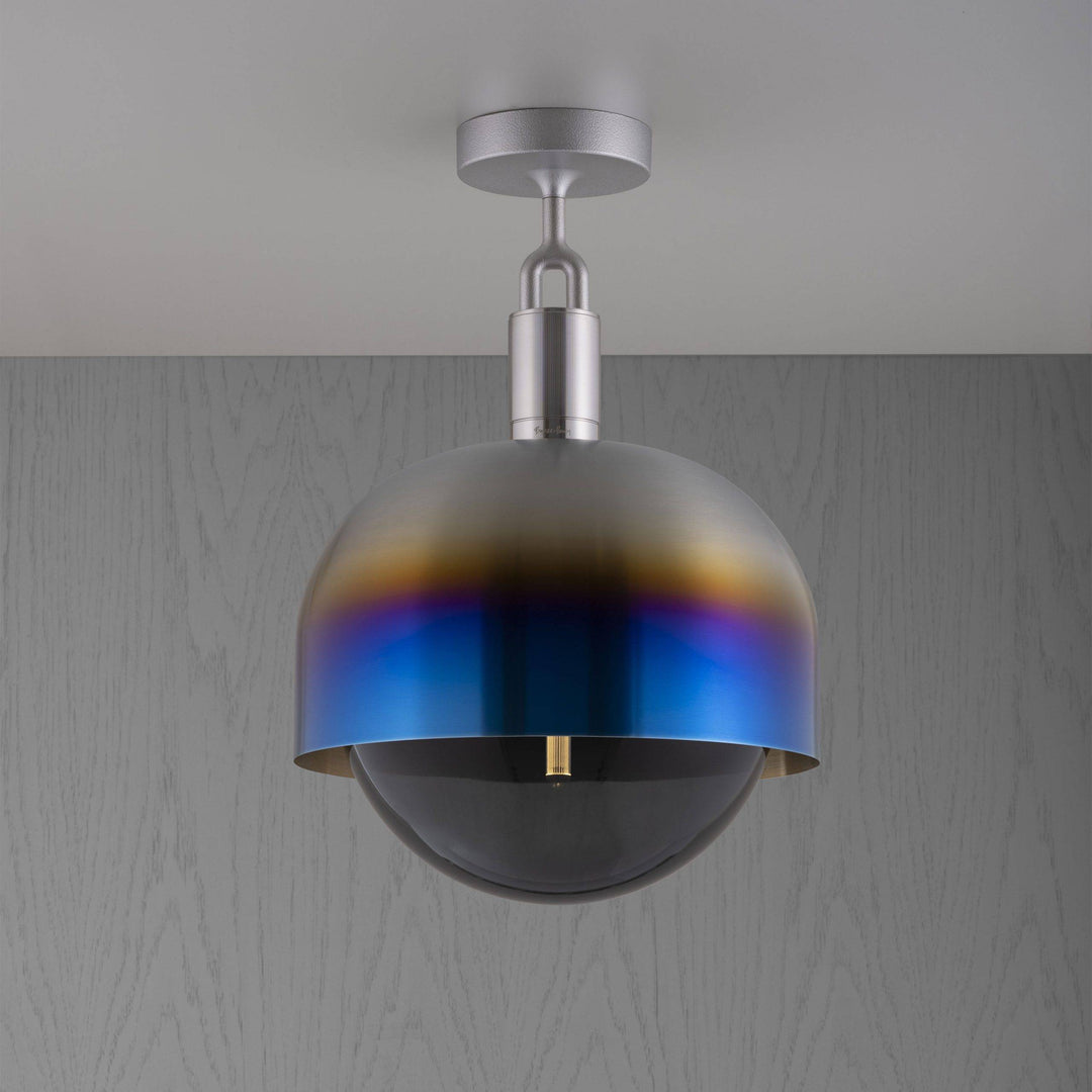 Buster + Punch Forked Ceiling Linear Light with Shade/Globe