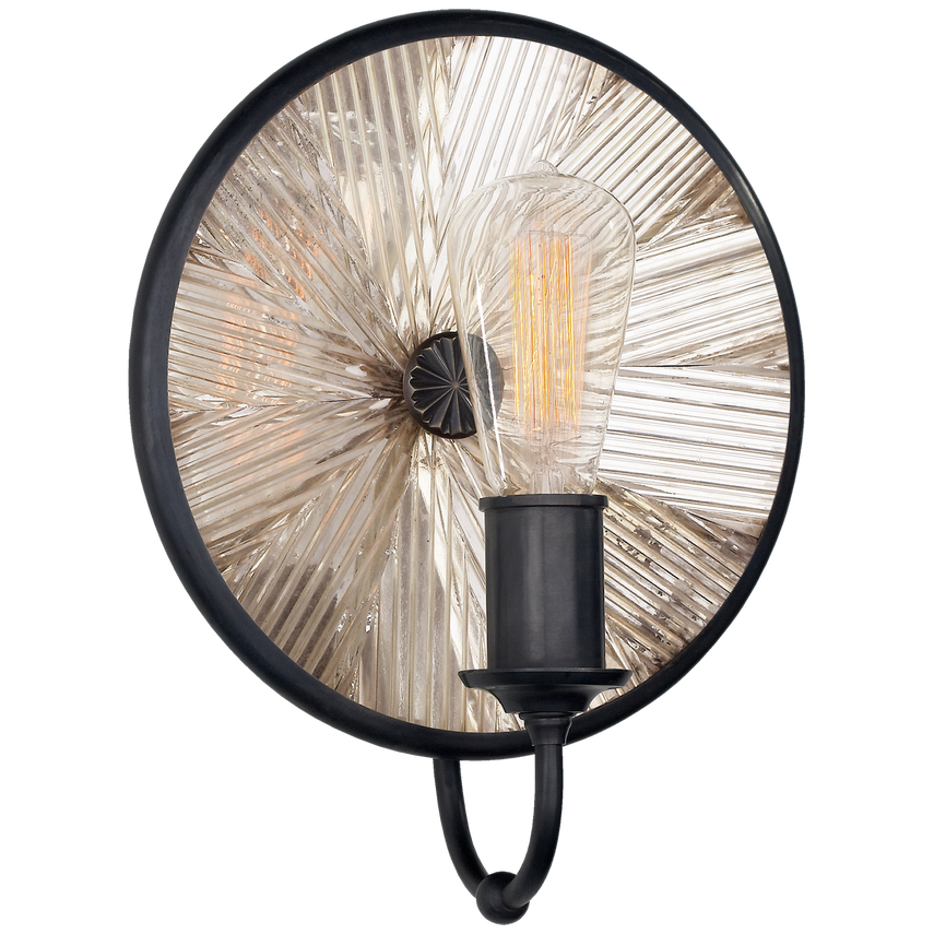 Visual Comfort & Co. Rivington Small Round Sconce Wall Sconces Visual Comfort & Co. Bronze  