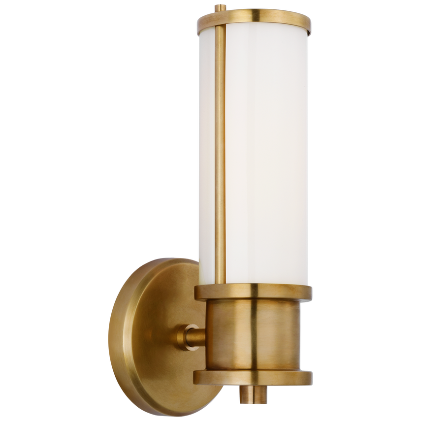 Visual Comfort & Co. Lichfield Single Sconce Wall Sconces Visual Comfort & Co. Polished Nickel  